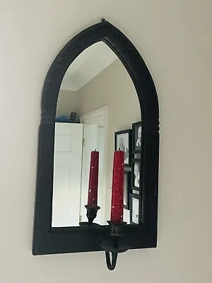 £20 • Buy Gothic Style Mirror With Candle Black