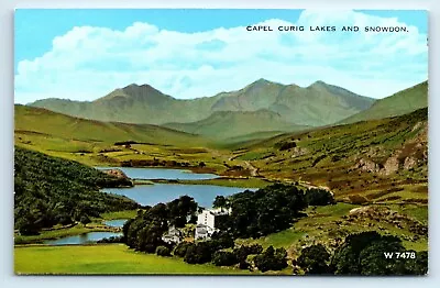 Postcard Capel Curig Lakes And Snowdon Colour • £2.99