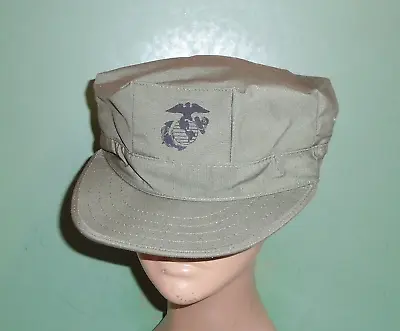 US Marine Corps USMC OD Green 8 Point Ripstop Utility Cover Hat Cap Size X-Large • $17.99