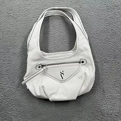 Simply Vera Wang Vera Wang Purse Shoulder Handbag White Sidekick Satchel • $24.99