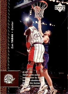 1996-97 Upper Deck Zan Tabak Basketball Cards #119 • $2