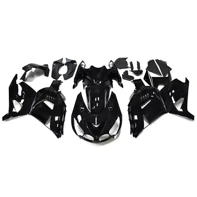 ABS Plastics Black Fairings Kits For 2006 - 2011 Ninja ZX14 Kawasaki Bodywork • $404.95