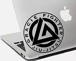 GRACIE BJJ Brazilian Jiu Jitsu MMA Fighter Die Cut Vinyl Car Decal Sticker • $4.99