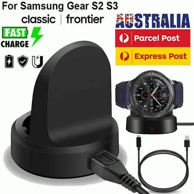 For Samsung Galaxy Watch 42mm 46mm SM-R800 R805 R810 R815USB Charger Cradle DocK • $13.81