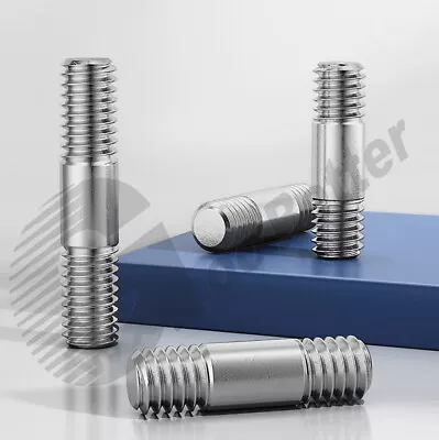 M3~M16 Double End Threaded Stud Bar Rod Bolts 304 Stainless Steel Threaded Studs • £2.58