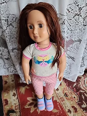 18  Doll  Brown Hair  & Brown Eyes Our Generation My Life American Style Doll • $12