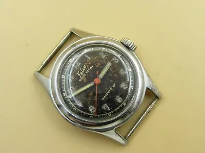 Vintage Swiss 1950s Watch Felca  Shock Resist  Tropical Dial Manual Wind • $90