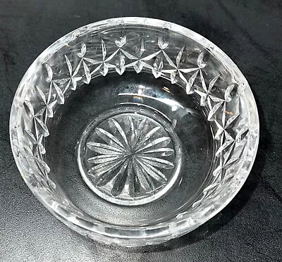 Vintage WaterFord Crystal 5 Inch Bowl - Unknown Pattern - Original Box And Book • $60