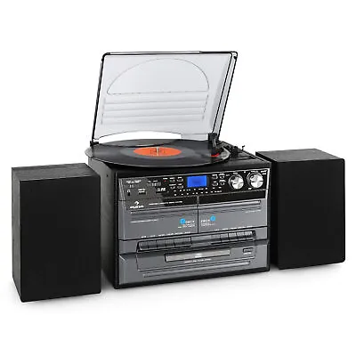 £155.99 • Buy Stereo System With Turntable CD Players For Home Hi Fi System Amplifier USB MP3 