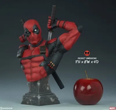 Sideshow  Deadpool Bust   #400346  Low # 16 Of 500 Made Sold Out  Factory Sealed • $728.40