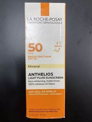 La Roche-Posay Anthelios Mineral Ultra Light Sunscreen Fluid - SPF 50 Exp12/24 • $18.99