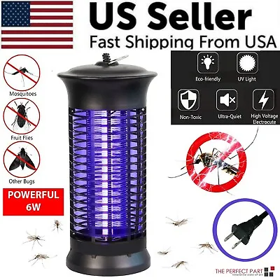 Electric Fly Gnat Killer Lamp Pests Fly Insect Trap Mosquito Bug Zapper 4000V • $23.95