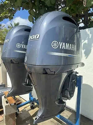 2018 Yamaha 200 HP Outboard Engine Motor Good Running Engine PORT ENGINE ONLY • $4999.99