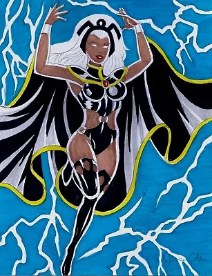 Storm Of The X-men Original Comic Art Color Sketch 1 On Card Stock • $22.99