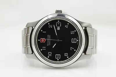 Victorinox Swiss Army Garrison 241387.CB 42mm Black Dial Watch W/ Box & Papers • $98.99