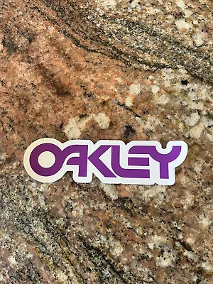 Oakley Purple Sticker - Surf Ski Snowboard Ocean Mountain Sports Gear • $3.99