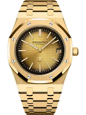  Audemars Piguet Royal Oak Jumbo Extra Thin  Smoked Gold  16202BA.OO.1240BA.01 • $399995