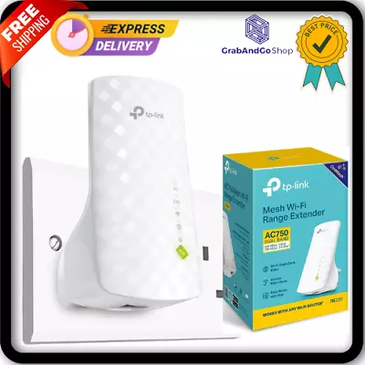 TP-Link AC750 WiFi Range Extender Internet Signal Booster Wireless Repeater • £20.99