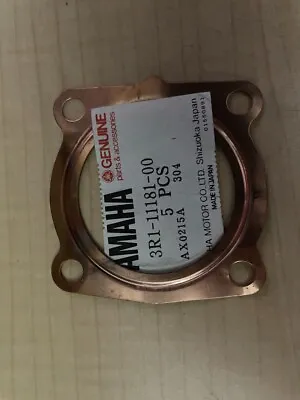 Yamaha Engine Cylinder Head Gasket Copper 3R1-11181-00 Seal NOS OEM YZ80 YZ 80 • $24.95
