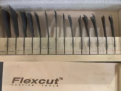 FLEXCUT RG100 High-Quality Versatile Wood Carving Power Gouge Set - 14 Pieces • $99