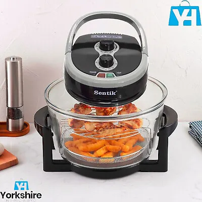 12l 1300w Halogen Oven Convection Cooker Air Fryer Fast Health Cooking No Oil • £46.75