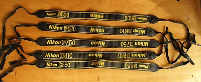 1x Genuine Nikon D 500 610 750 810 850 Camera Neck Strap AS NEW 005 • $17.90