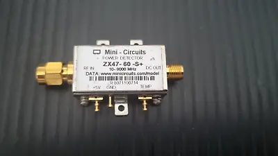 Mini-Circuits ZX47-60+ Power Detector  -60dBm To +5dBm 10 To 8000MHz • $70