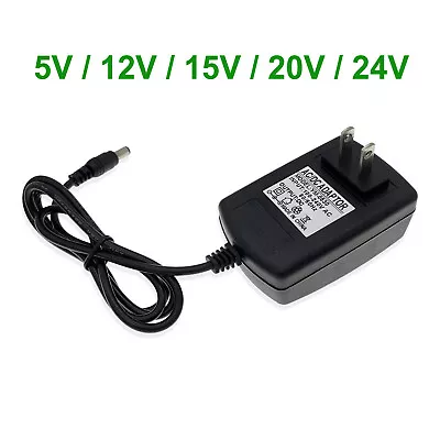 5V 12V 15V 20V 24V AC To DC Power Adapter Transformer 12W-65W - CHARGER LED CCTV • $8.80