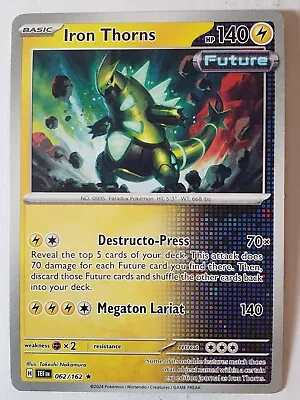 PROMO Iron Thorns 062/162 NM B1G1F - DECK EXCLUSIVE Temporal Forces Pokemon Card • $0.99