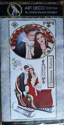 £6.50 • Buy Christmas 🎄Art Deco Stamps By Debbi Moore Designs 