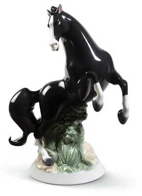 Nao By Lladro Disney Mulan's Khan The Horse Figurine #1800 Brand Nib Save$$ F/sh • $299.99