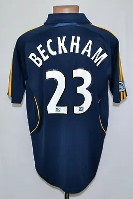£119.99 • Buy La Galaxy Los Angeles 2007/2008 Away Football Shirt Adidas #23 Beckham Size M