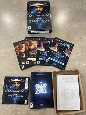 StarCraft II: Wings Of Liberty (PC Game WIN/MAC DVD-ROM 2010) Disc With Manual • $9.64