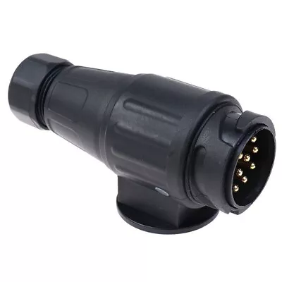 13 Pin Trailer Caravan Plug 12VTowing Connector Caravans Socket Euro Plug UK • £6.09
