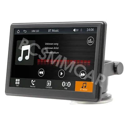 7in Touch Screen Player Car Radio For Wireless CarPlay Android Auto Mirror Link • $75.50