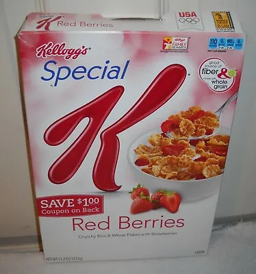 #11774 Kellogg's 2013 Special K Red Berries Cereal BOX ONLY • $71.79