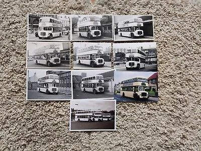£1 • Buy 10 Sheffield Transport Bus Photos. AEC Double Decked Half Cabs.