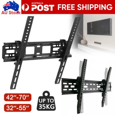 $8.99 • Buy TV Wall Mount Bracket Plasma Flat Slim Tilt 32 42 47 50 52 55 60 65 70  LCD TV