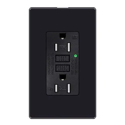 GFCI Outlet 15 Amp 125V Duplex Receptacle Residential And Commercial Grade 1PK • $12.98