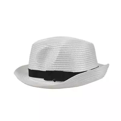 Unisex Fashion Summer Beach Panama Sun Hat Cuban   White V6O61939 • $7.99