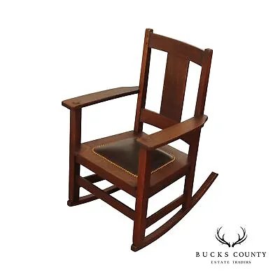 Limbert Antique Mission Oak Rocker • $1095