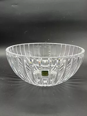 MARQUIS BY WATERFORD Palladia Collect. 10  Round Crystal Bowl Vertical Cut Shelf • $49.99