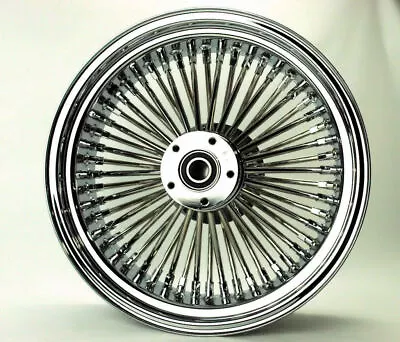 16 X 5.5 52 Fat Mammoth Spoke Rear Wheel Rim 2009+ Harley Touring W/ Cush Drive • $789.98