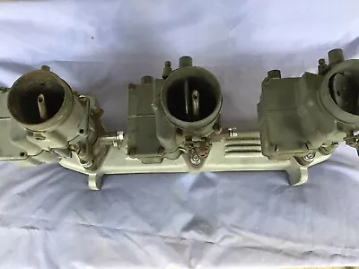 FJ FC FB EJ Holden Grey Motor Triple Carbies On A CAIN Manifold • $650