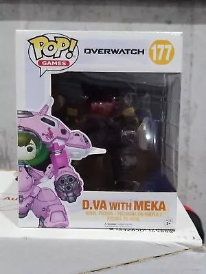 Overwatch - D.Va With MEKA (Carbon Fibre) 15cm(6 ) Pop! Vinyl Figure #177 • $30