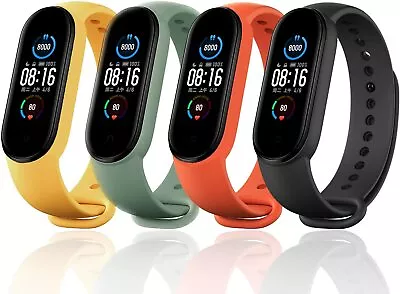 For Xiaomi Mi Band 3 And Band 4 Replacement Fitness Bracelet Strap 4 / 8 Bundle • $15.28