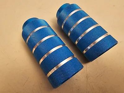 NOS Jumbo BMX Foot Pegs...3/8 ..Bike..Bicycle..GT..DK..Redline..Standers..Blue • $14.99