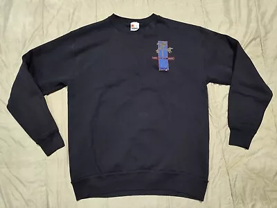 Vintage 1987 U2 Joshua Tree European Tour Crew Sweatshirt XL USA Black Bono Rare • $89.99