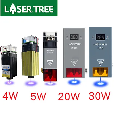 4W 5W 20W 30W Optical Power Laser Module For Laser Engraver Cutting DIY Tool • $123.79