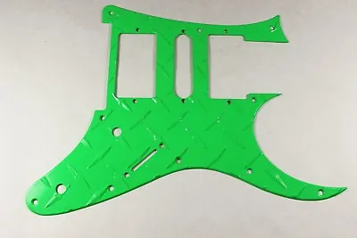 Neon Green Aluminum Diamond Plate Fits Ibanez RG550 Jem RG Guitar Pickguard HSH • $74.99